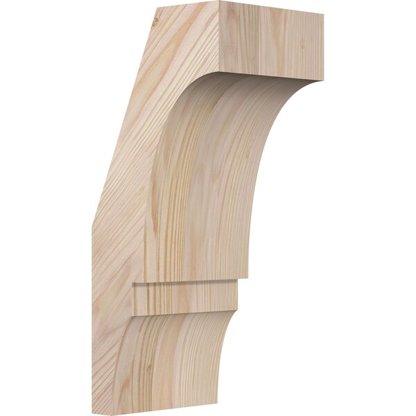 Ekena Millwork 5 1/2"W x 6"D x 14"H Balboa Smooth Knee Brace, Douglas Fir BRC06X06X14BOA00SDF - main